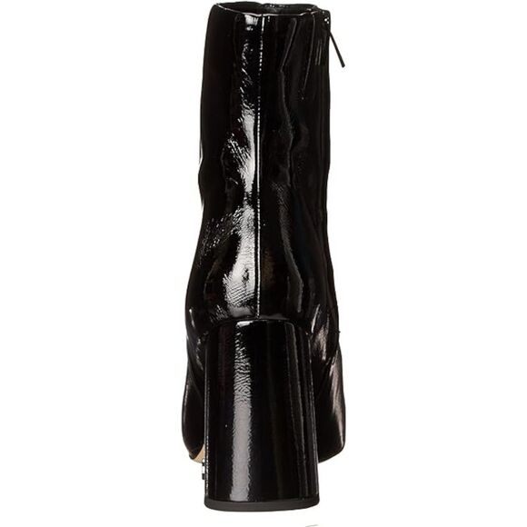 NWT SAM EDELMAN Womens Black Comfort Codie Square Toe Block Heel Booties 10 M - Picture 2 of 5